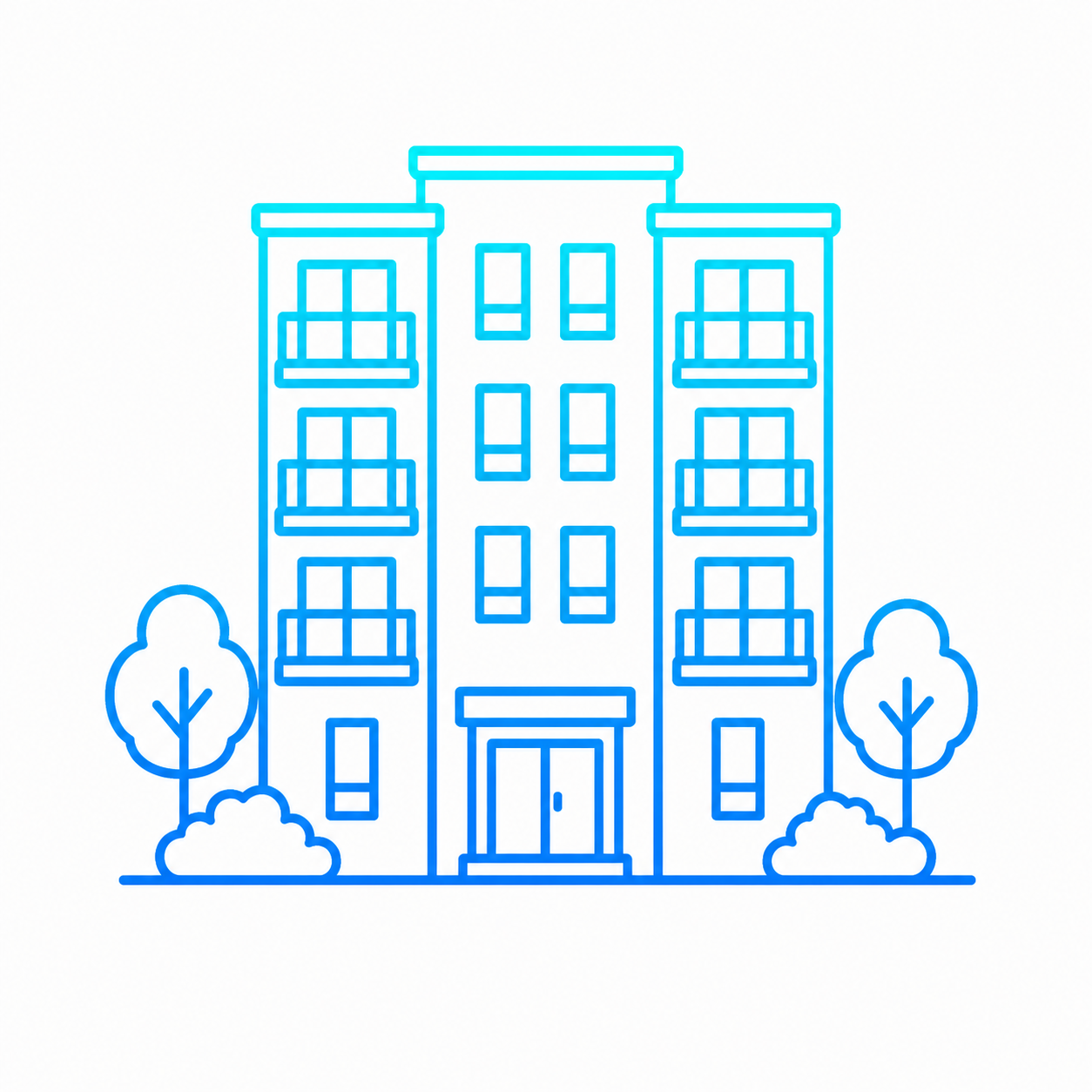 Manhattan skyline icon